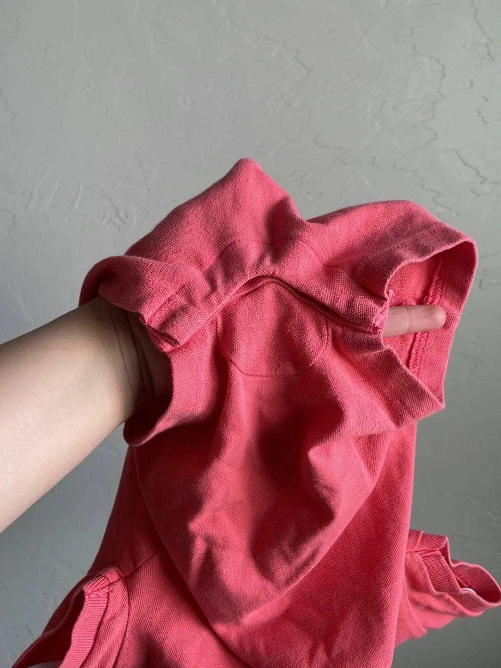 Coral Polo Romper Top - Kids Shirt